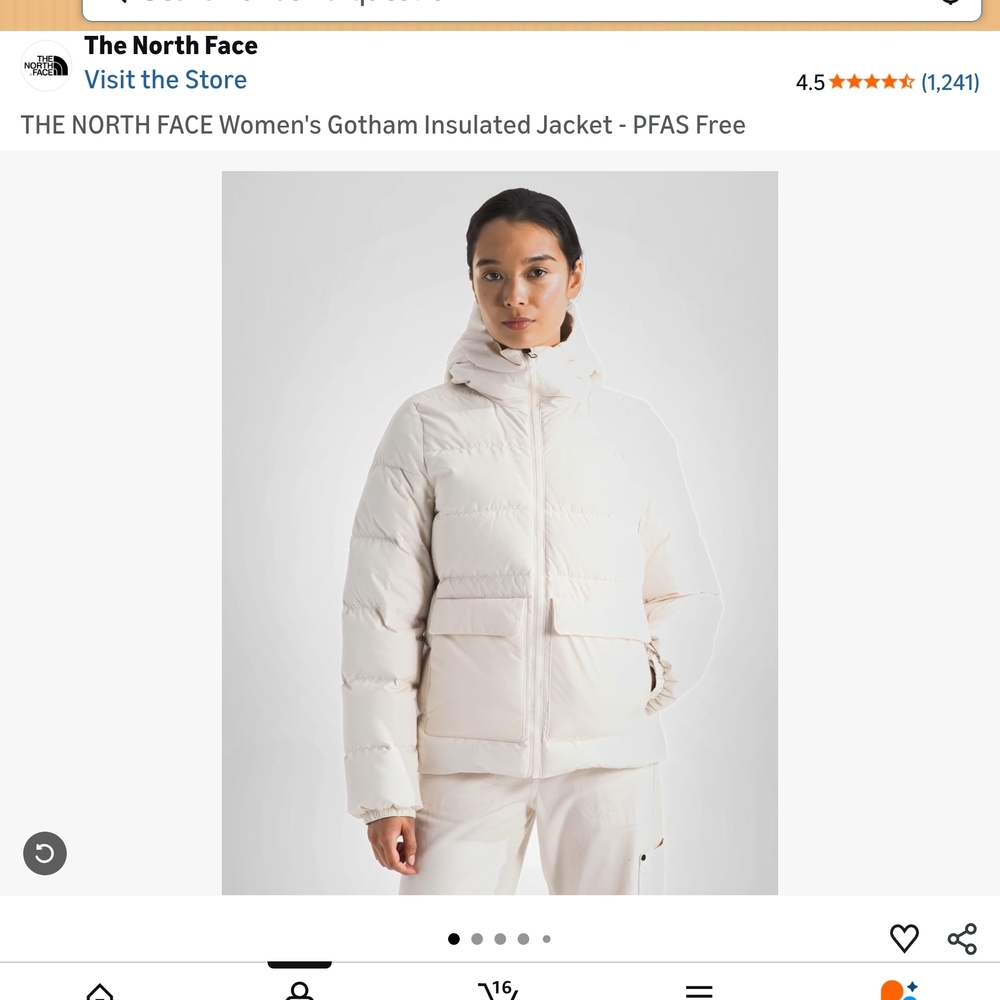 ☆New! The North Face Womens Puffer Coat And Beanie - Picture 11 of 11